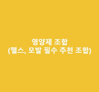 영양제-조합헬스-모발-필수-추천-조합